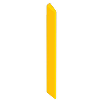 Пластиковый дорожный сигнальный столбик желтый